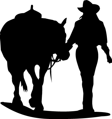 Cowgirl & Horse