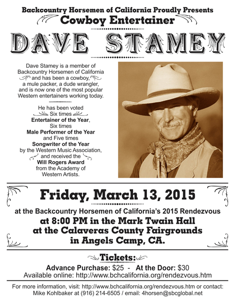 Dave Stamey Poster BCHC 2015